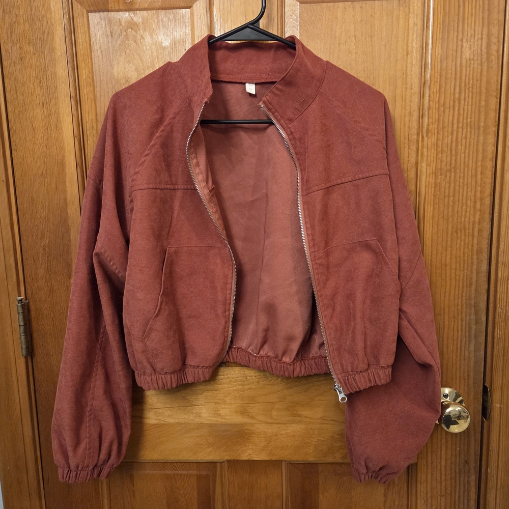 Terra Cotta, Corduroy Bomber Jacket